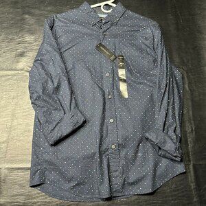 Banana Republic Men's Slim Fit Untucked Shirt - Button Down